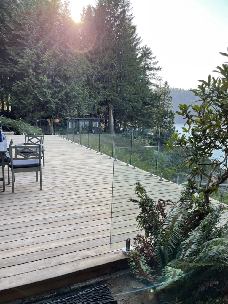 Deck Building In North Vancouver 1 Deck Glass Railing 4