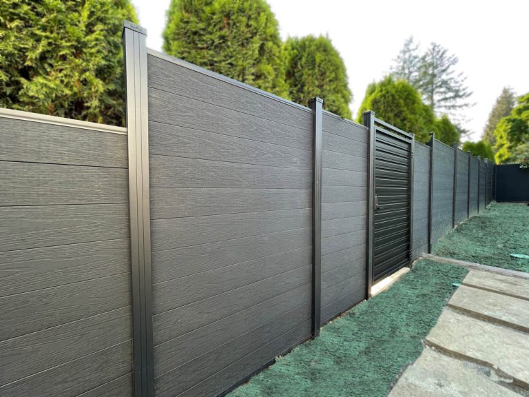 composite fencing in west vancouver installed by Cypress Railings & Gates