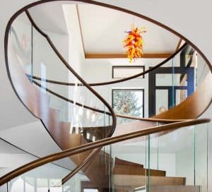 Modern Glass Railings Ideas For Staircases in 2025 7 custom floating curved glass staircase seattle 1597 2 800x800 copy 1