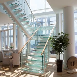 Modern Glass Railings Ideas For Staircases in 2025 8 luxury transitional penthouse ideas design imgc5a1c2a4078d2d03 9 8081 1 6e30584
